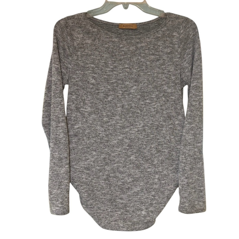 Ragdoll Gray Maternity Sweater Extra Soft Sz Small